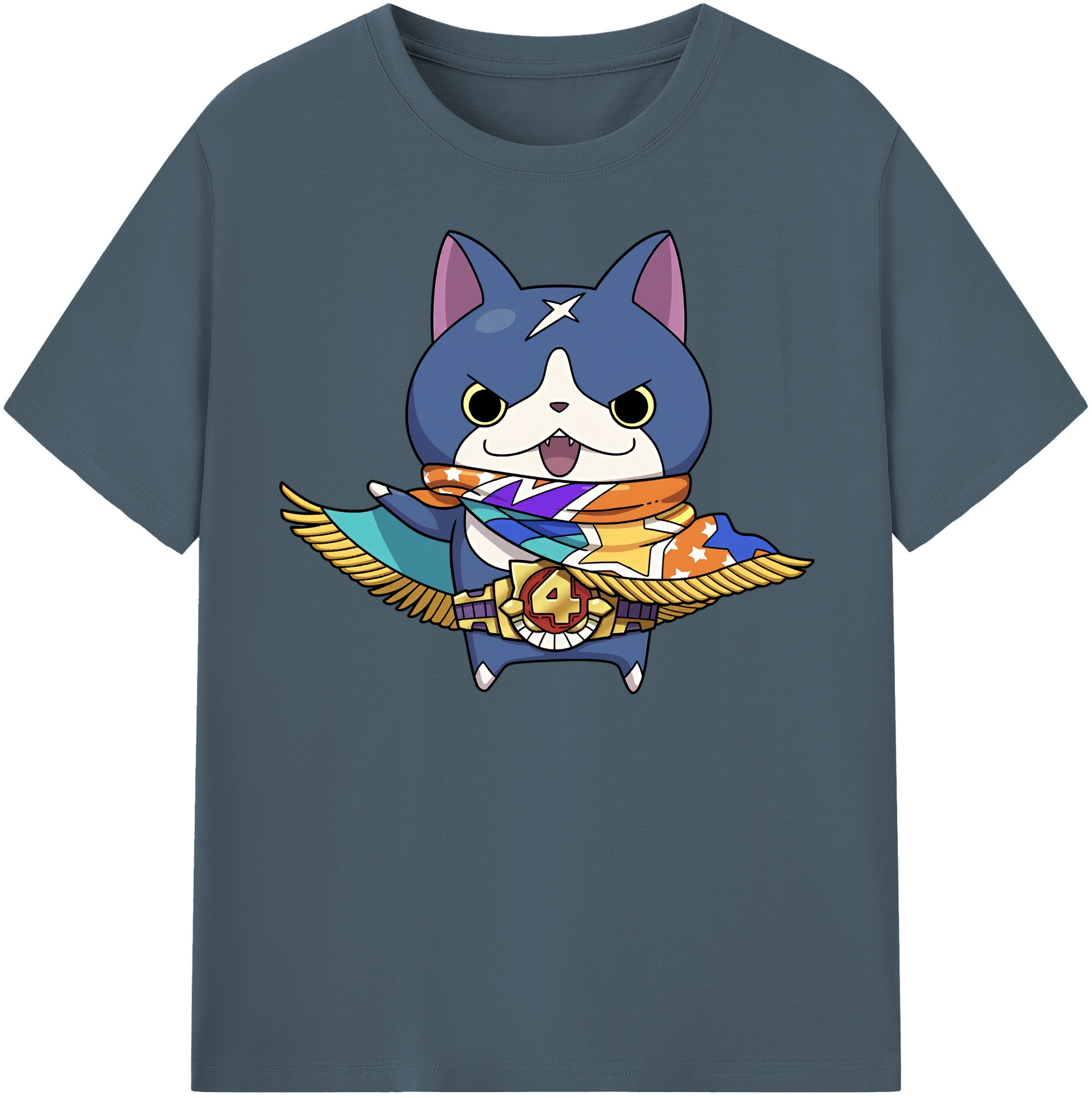 （画像用） 妖怪ウォッチ Yo-kai Watch 綿100％半袖Tシャツ（フロントプリント）